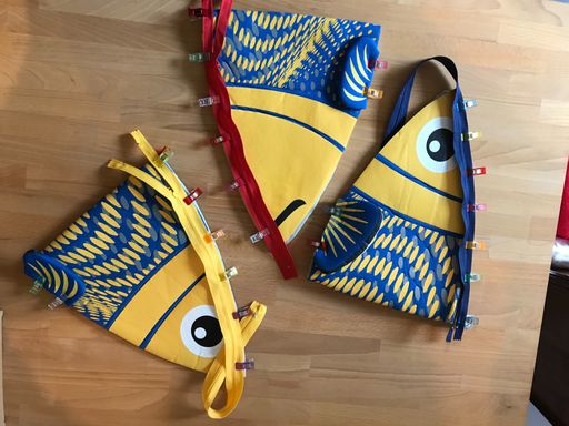 kaputtes Schwimmtier wird zu Etuis
