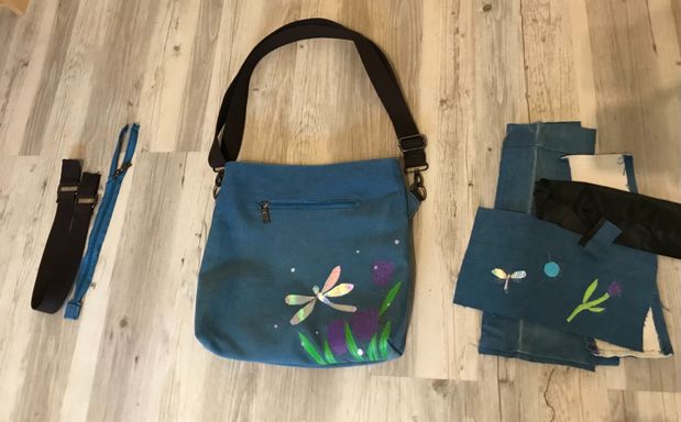 Tasche kleiner und verziert